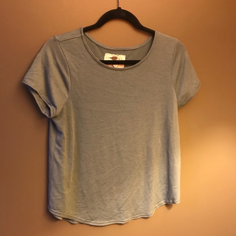Turquoise tee